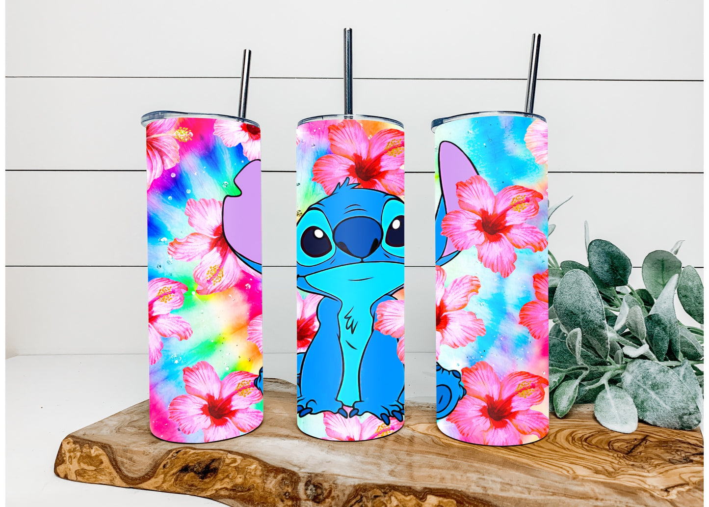 Blue Alien w. Flowers