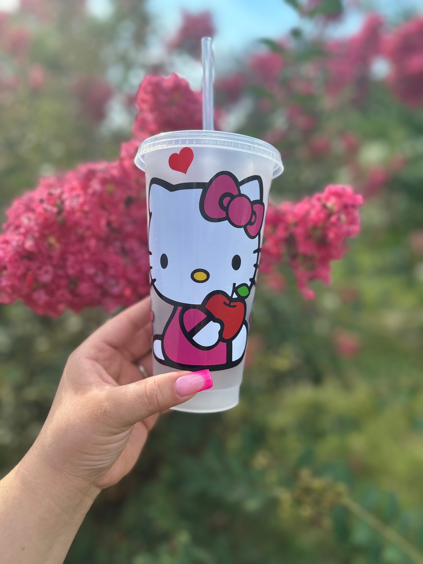 H Kitty Floral Cold Cup