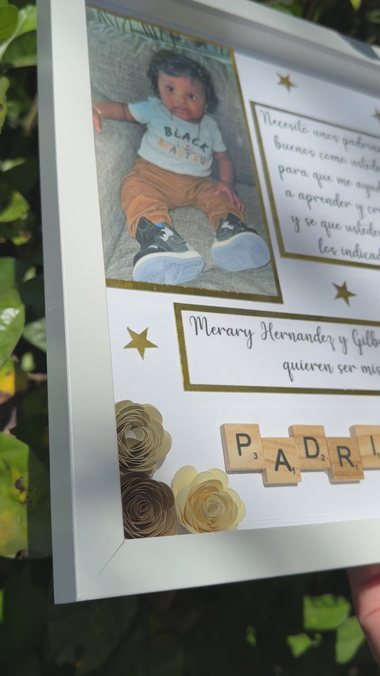 Padrinos Proposal Shadow Box